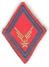 ALAT - Losange de bras Sous-Officier -  fond rouge soutaches épaisses - Lot N°2