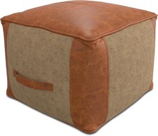 Atkinson Boho Square Pouf in