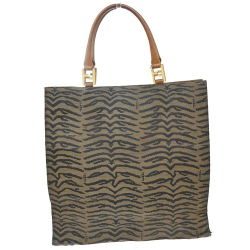 Fendi logo tote hand - tote,