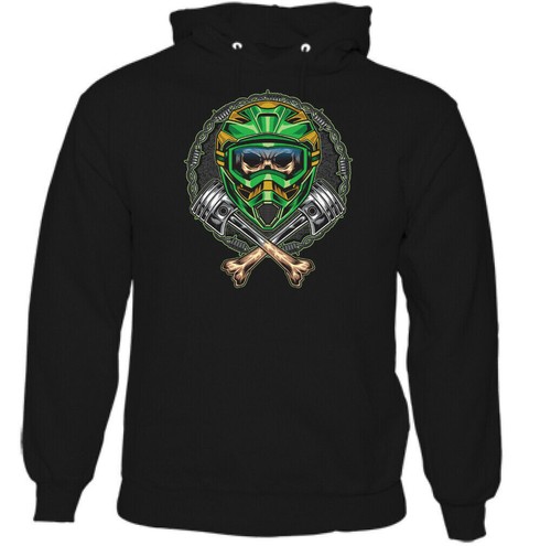 Motocross teschio uomo con - motocross,