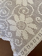 centro/runner uncinetto filet