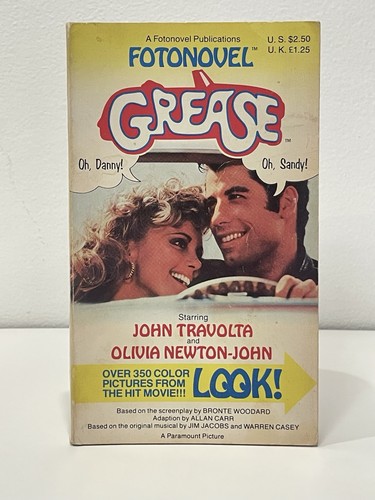 Grease fotonovel rare - grease, 1st