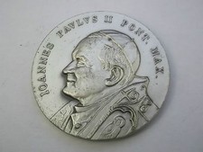 MEDAGLIA JOHANNES PAULUS II PONT. MAX. GIOVANNI PAOLO II PONTEFICE MASSIMO 