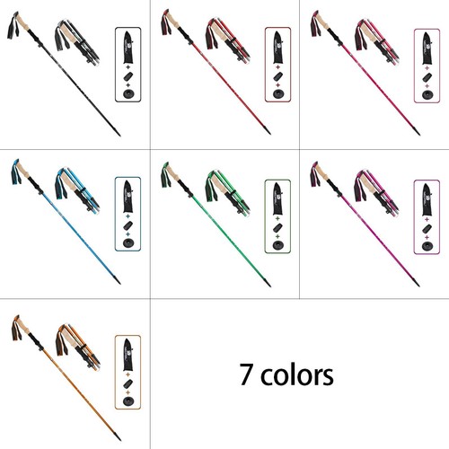 260g folding trekking pole - 260g,