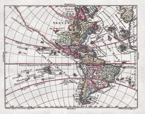 Mappa dell america - mappa, dell'america