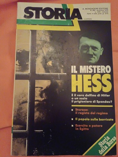 Rivista storia mistero hess - storia,