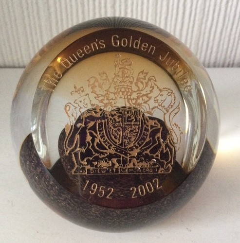 Caithness glass paperweight - glass,