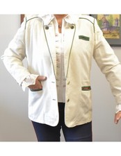 GIACCA tg.46  LINO  COTONE TIROLESE   Vintage '90