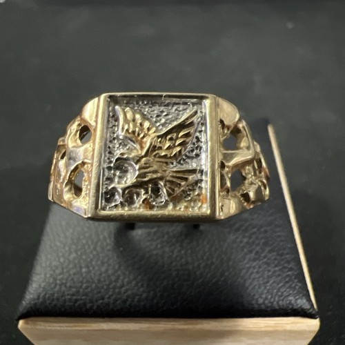 Anello uomo bicolore oro - uomo,