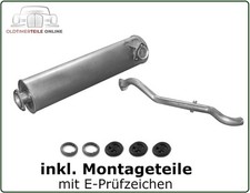 Scarico Set per VW Lt 28,31, 35,40, 45,50 Pritsche 102PS Marmitta + Tubo Finale