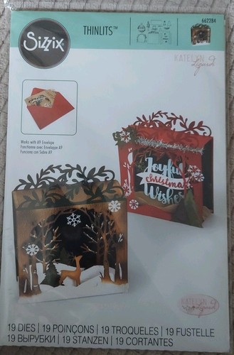 Scheda sizzix thinlits holiday - thinlits,