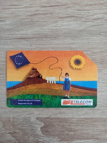 Scheda carta telefonica rara - scheda,