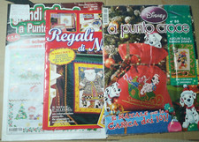 Lotto 3 riviste punto croce