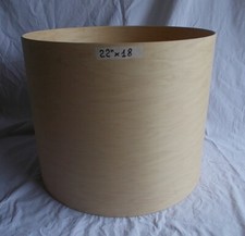 Fusto in Acero naturale Maple 22" x 18” vergine non forato x  grancassa batteria