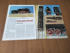 LOCOMOTIVA FS 640 METROP H0 PROVE E MISURE MODELLISMO FERROVIARIO VINTAGE