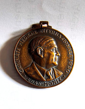 Giornate mediche internazionali 1950 Egas Moniz Verona Medaglia moneta