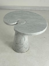 Tavolino basso marmo di Carrara attribuito ad Angelo Mangiarotti per Skipper