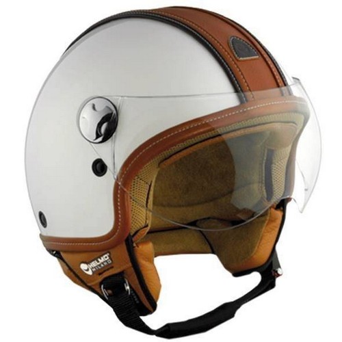 Casco pelle dura bianco - pelle,