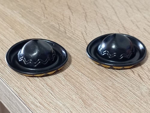 Playmobil sombreros negros - x2,