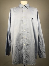 POLO RALPH LAUREN CAMICIA UOMO COTONE TG 18/45 (2XL) MAN CASUAL VINTAGE COTTON