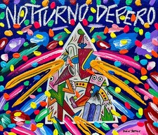 BRUNO DONZELLI - NOTTURNO DEPERO - DIPINTO 30x35 (OPERA INCORNICIATA)