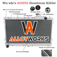 Serie 3 Radiatore Acqua Alluminio Per Mazda Miata MX5 1990-1997 1991