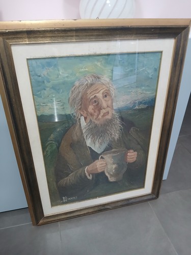 Dipinto olio tela novecento - su,