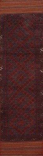 Tappeto lana tribale rosso
