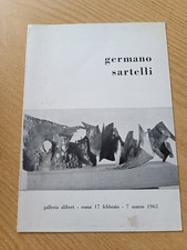 Germano sartelli galleria alibert 1962 invitò la mostra