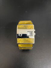 Orologio NIXON THE ROTOLOG acciaio inox giallo senza accessori batteria nuova