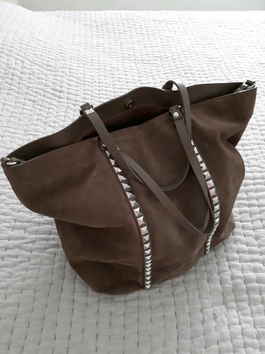 Borsa mano zara camoscio - a,