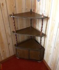 Armadio Cassettiera Angoliera Scaffale ad Angolo, Mobile Angolare Vintage