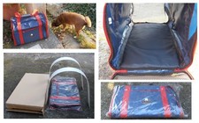 Trasportino trasporto cani gatti marca Cesar in tela robusta borsa cm 45x35x30