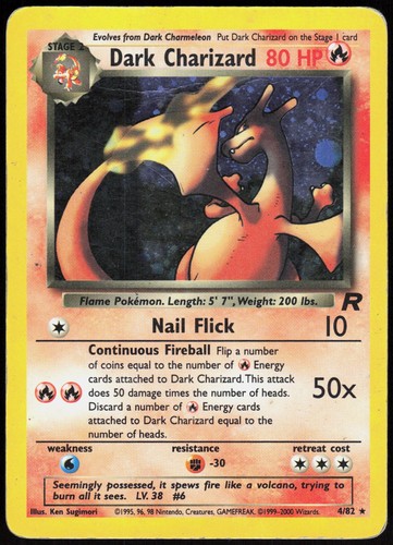 Dark charizard 82 - charizard, 4/82