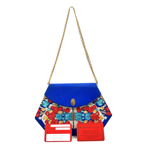 Borsa tracolla cartier seta - cartier,