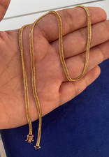 Collana catena vero oro 18 kt