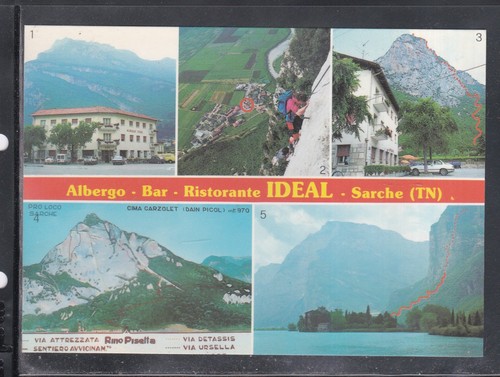 Cartolina sarche albergo - cartolina,