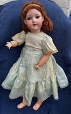 ANTICA BAMBOLA BAMBINA TESTA