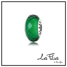 Charm Murrina Verde vetro di