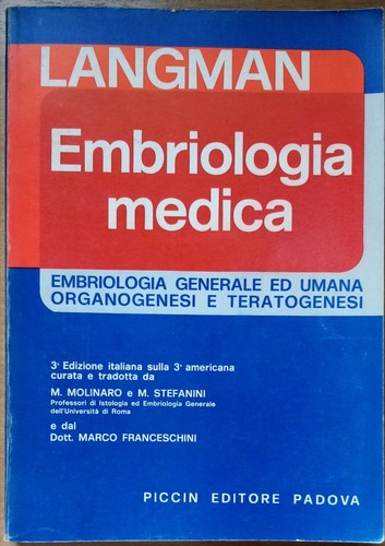 Embiologia medica langman - embiologia, medica,