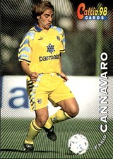 card calciatori cards calcio 98 1998 panini  # 44 Parma Cannavaro