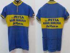 ROMA GS PETTA MAGLIA SHIRT JERSEY EROICA CICLISMO CYCLING WOOL ITALIA VINTAGE