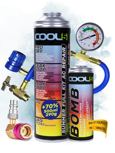 Cool5 kit clima - r134a, 5-in-1