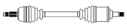Albero motore metelli 0235 - albero, 17-0235