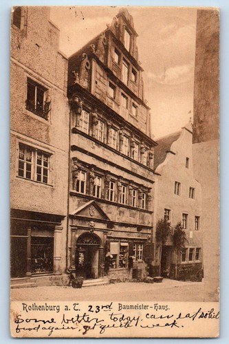 Cartolina rothenburg der - cartolina, ob