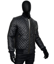 Giacca Bomber Uomo Pelle