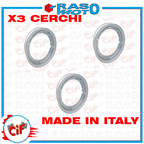 Cerchi ruota verniciati - 3x,