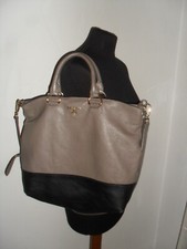Borsa Shopping PRADA MILANO Vitello Daino Bicolore in pelle completa di Tracolla