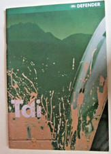 BROCHURE LAND ROVER DEFENDER TDi 1996. 24 PAGINE.  #LRD 022/97