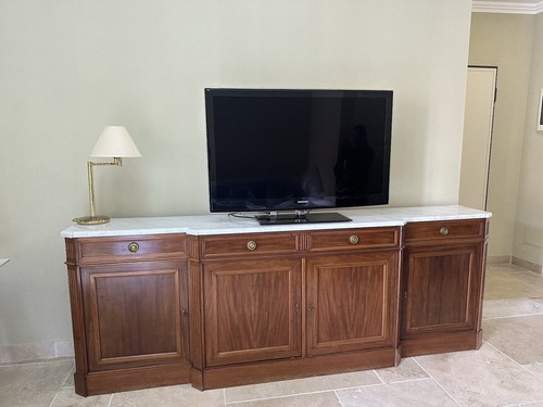 Credenza mogano con piano - credenza,